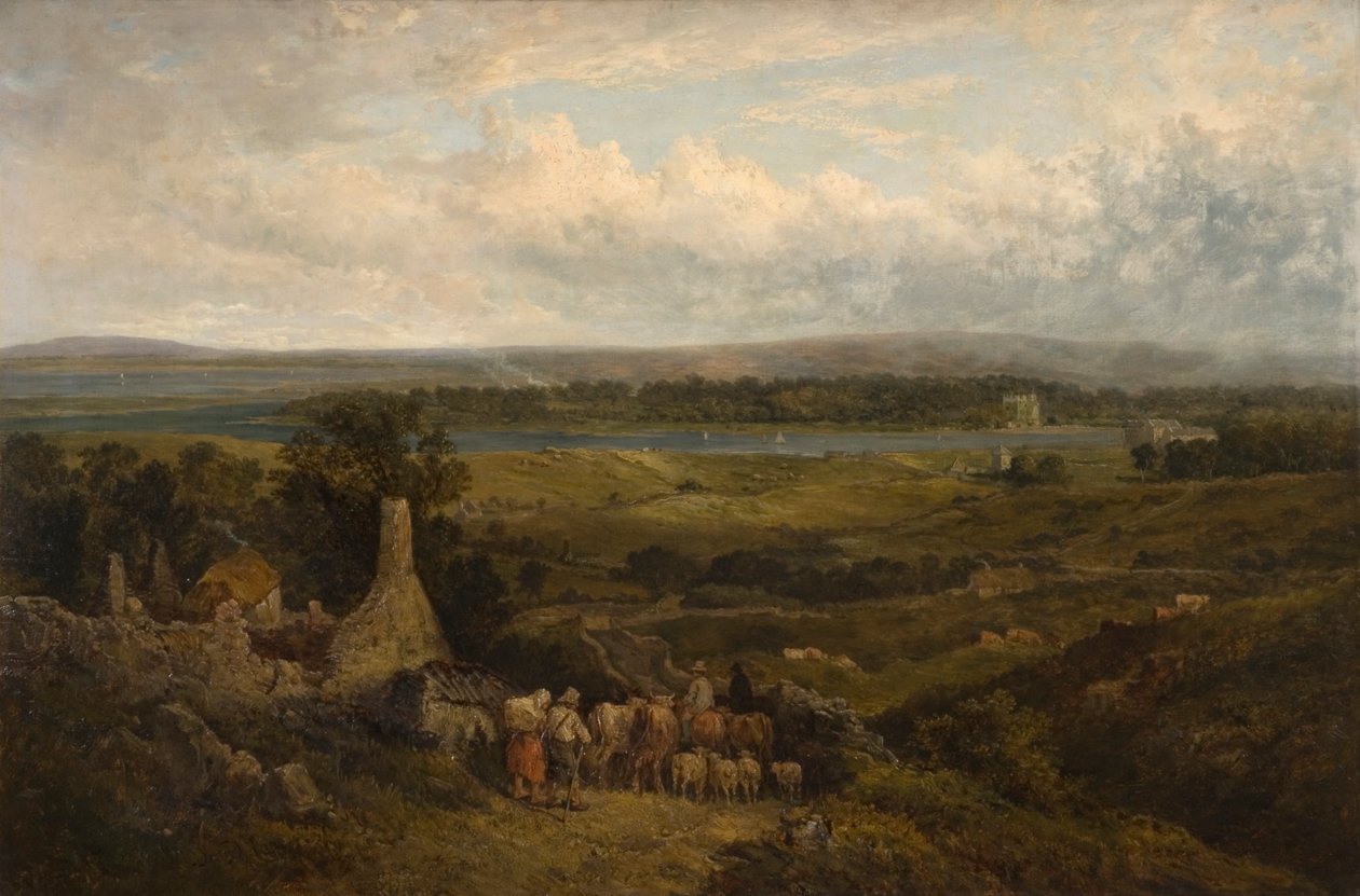 Château de Menlough, Galway, Irlande - David Cox