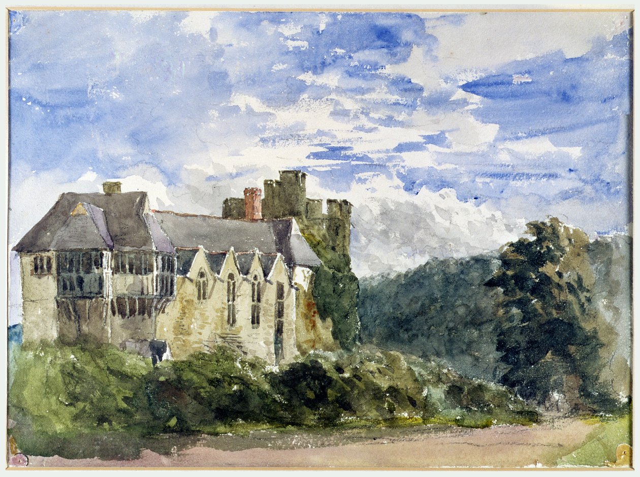 Château et abbaye de Stokesay - David Cox