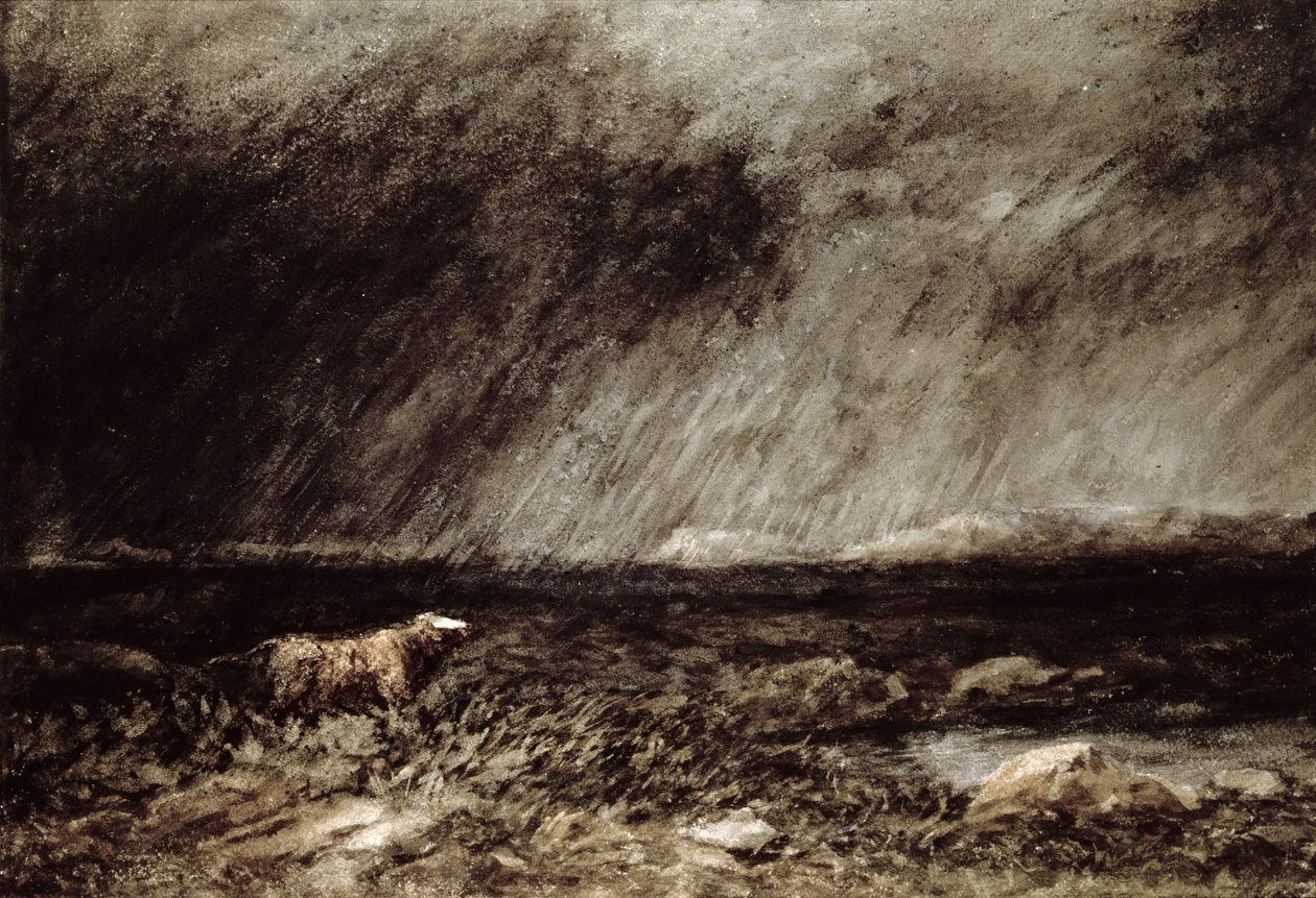 Le Défi sur les landes, près de Bettws-y-Coed, Pays de Galles du Nord, 1853 - David Cox