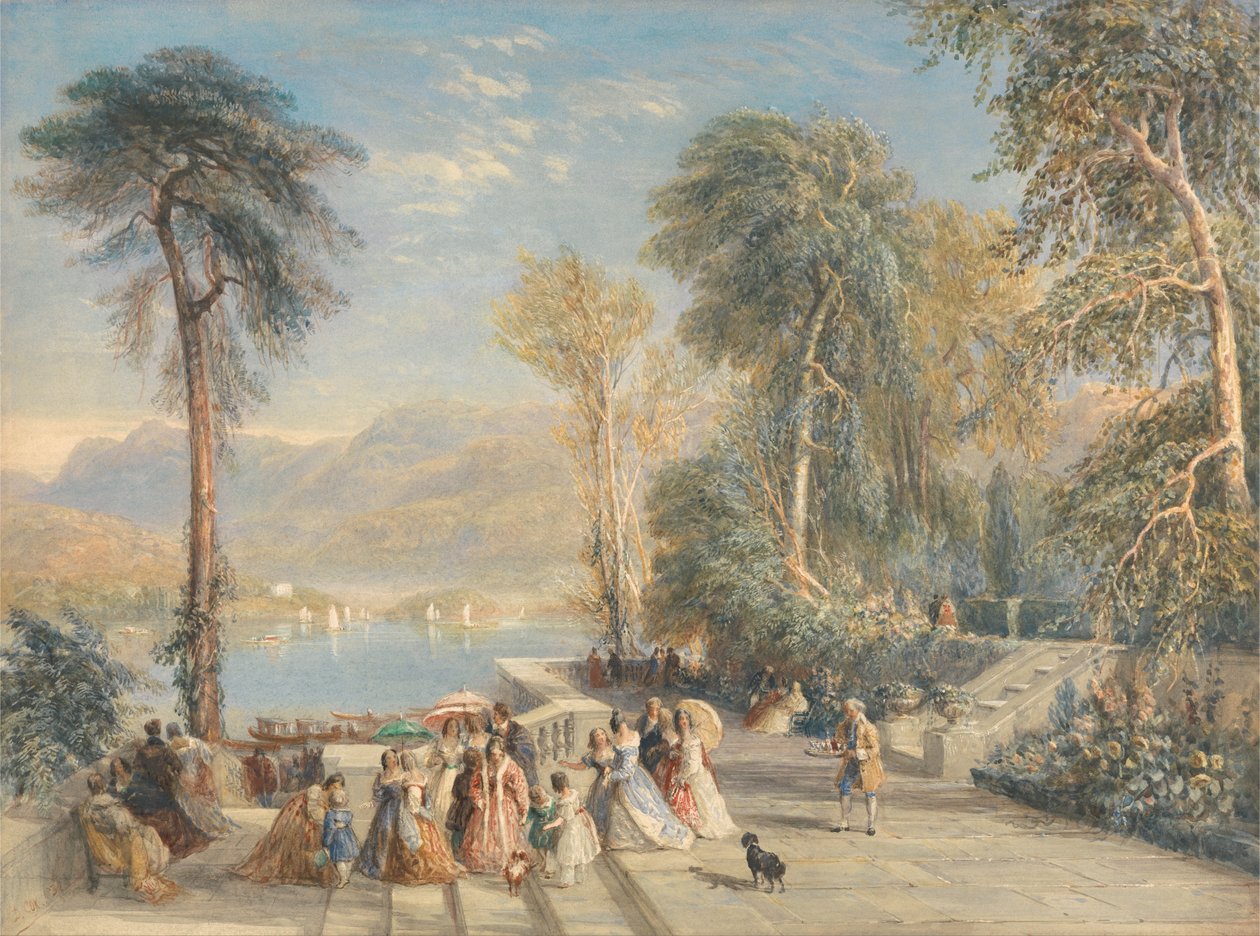 Windermere pendant la régate - David Cox