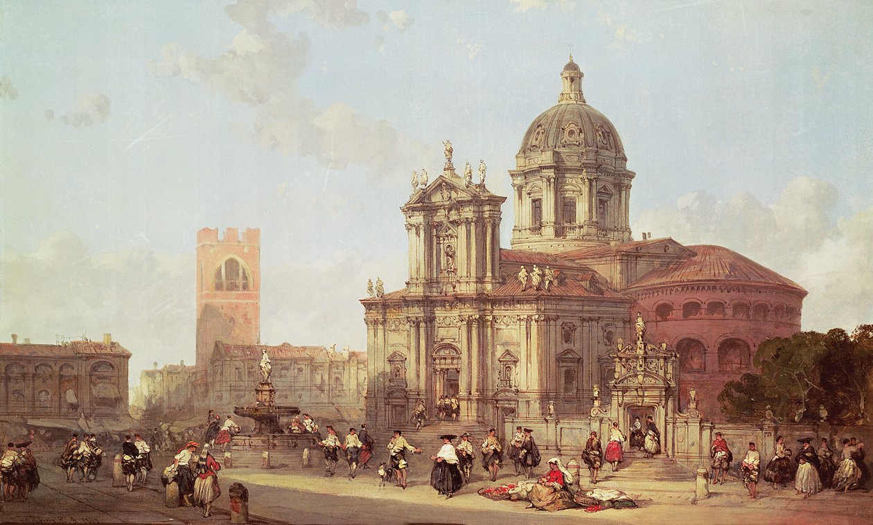 Cathédrale de Brescia, 1860 - David Roberts