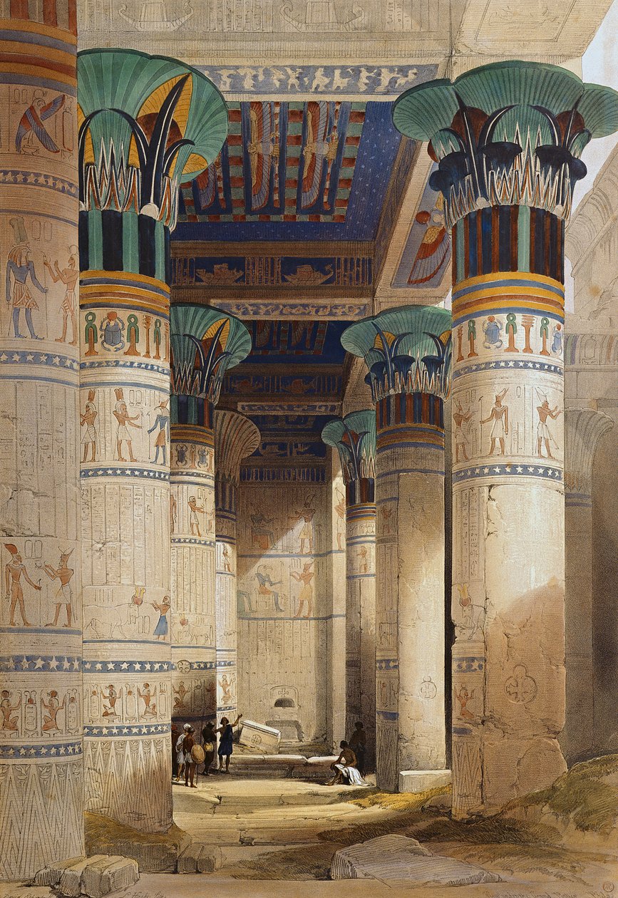 Vue sous le Grand Portique, Philae, d