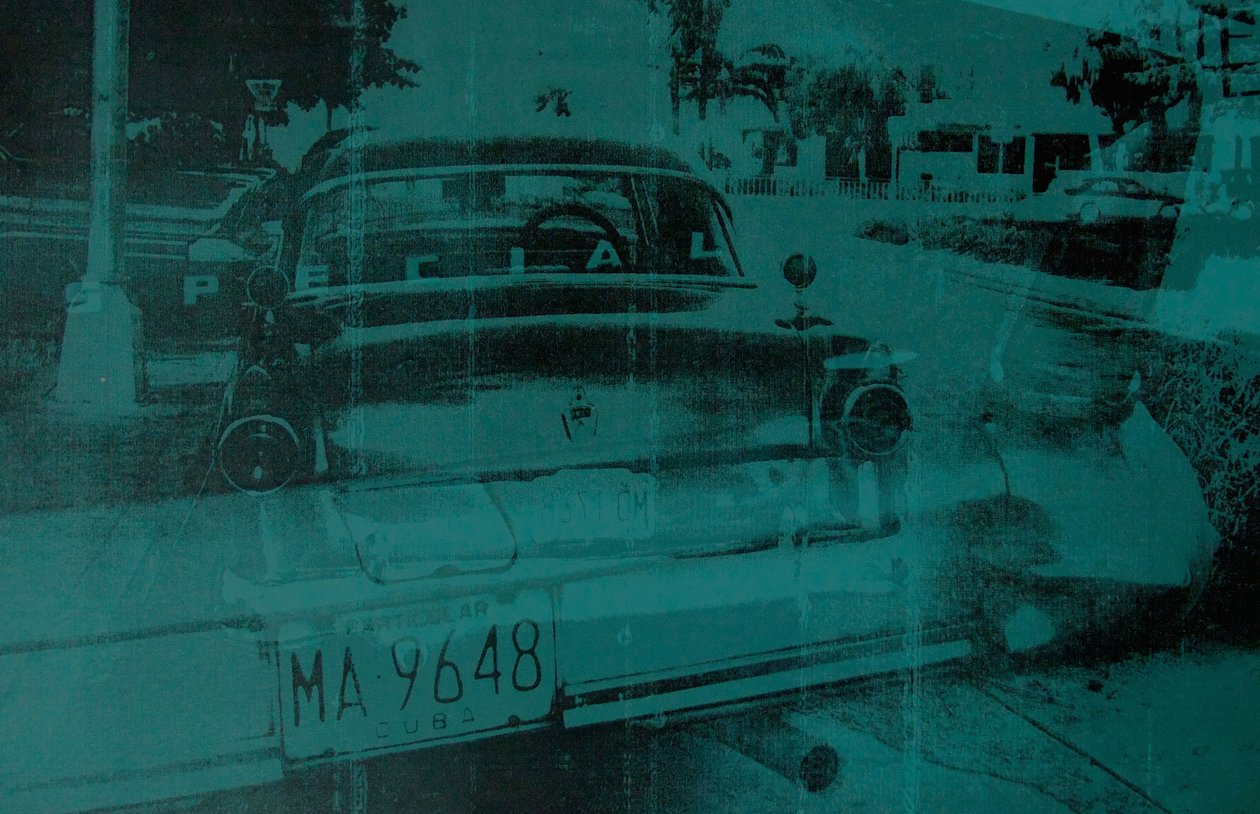 Voiture verte abstraite - David Studwell
