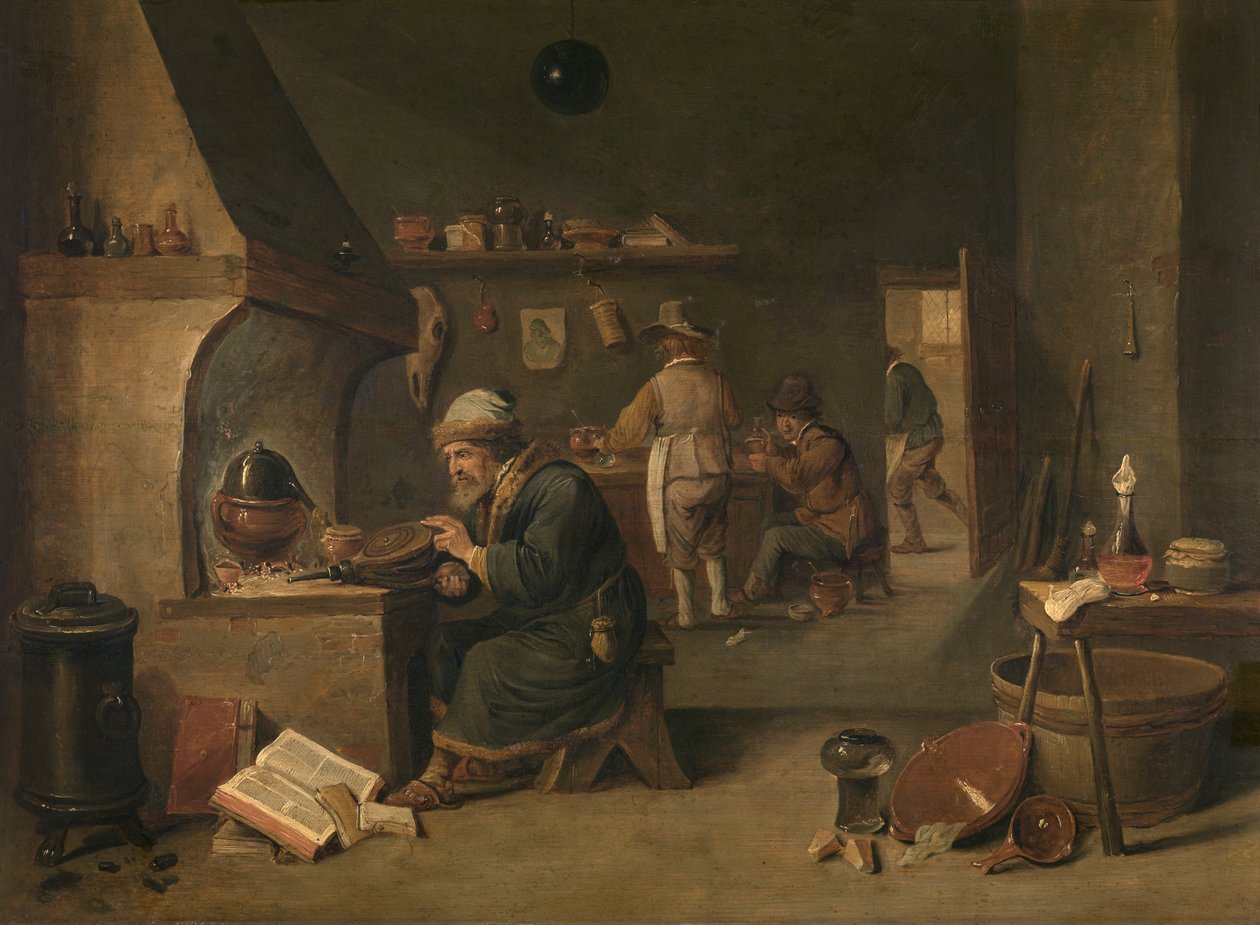 Alchimiste - David Teniers the Younger