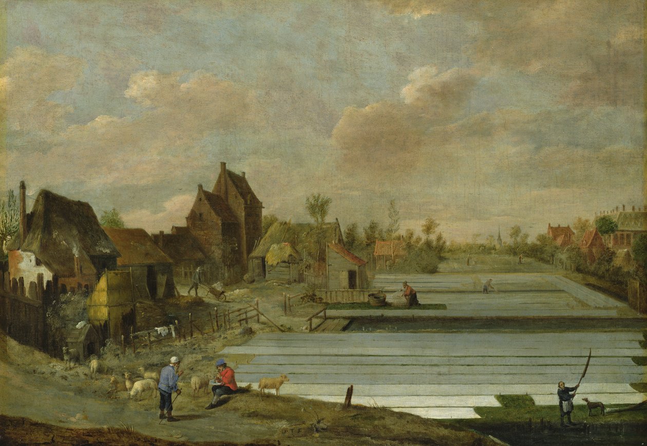 La blanchisserie - David Teniers the Younger