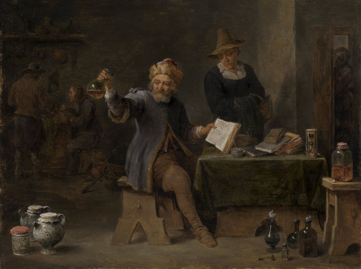 Le médecin du village - David Teniers the Younger