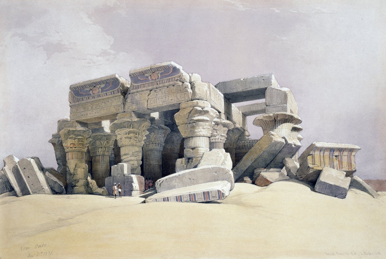 Kom Ombo, 21 novembre - David (after) Roberts