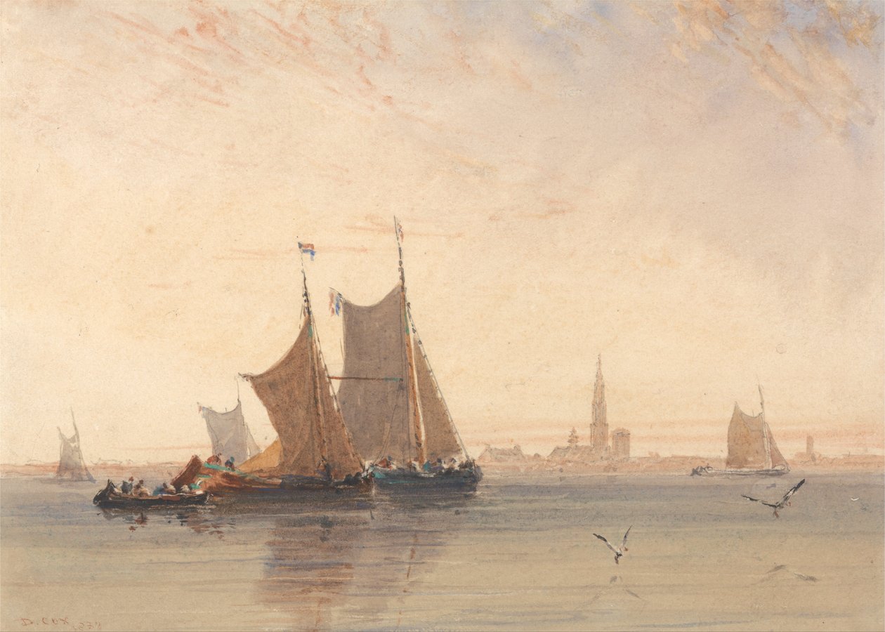 Anvers, le matin - David Cox