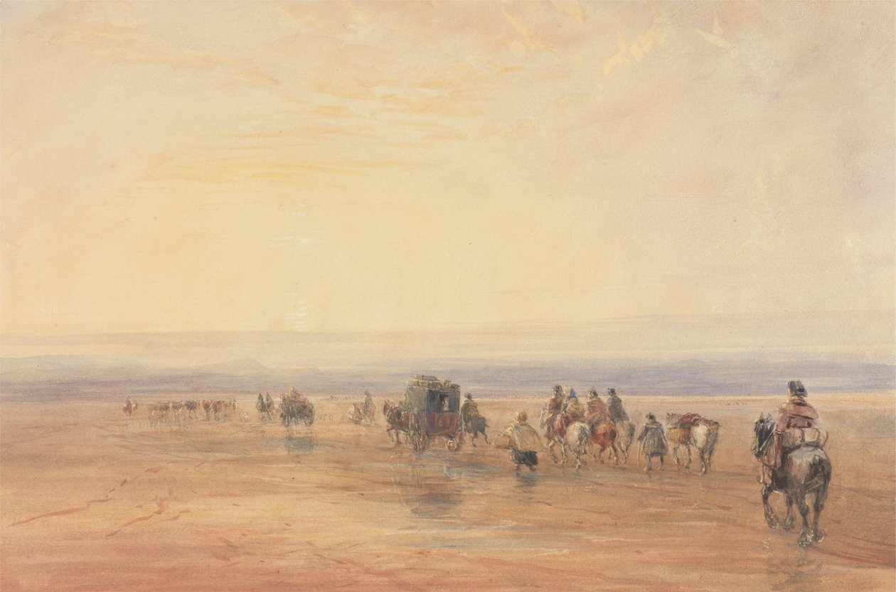 Traversée des sables de Lancaster - David Cox