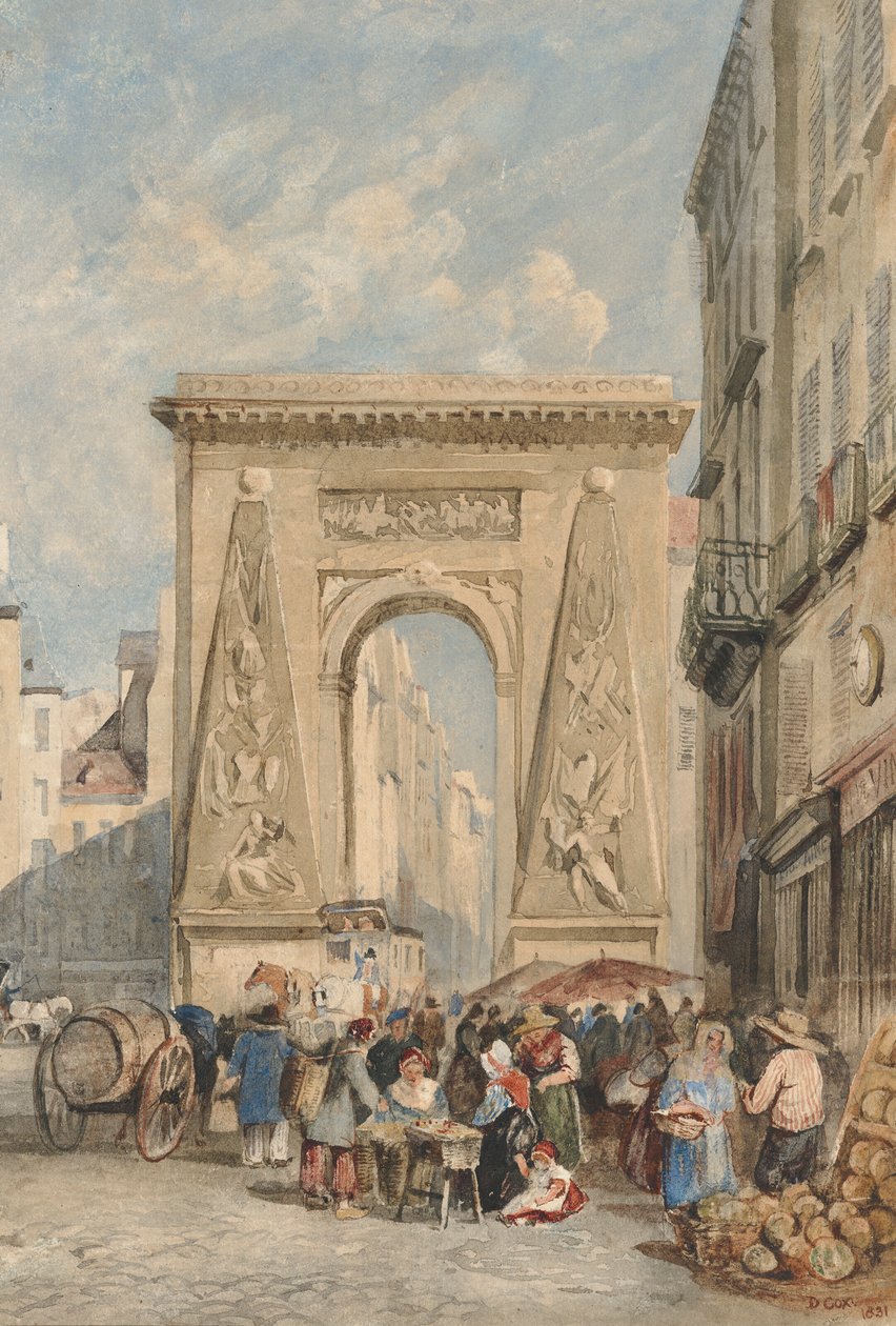 Porte Saint Denis, Paris - David Cox