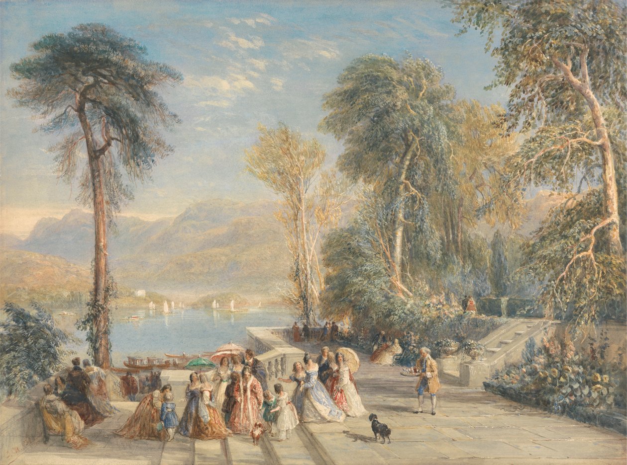 Windermere pendant la régate - David Cox