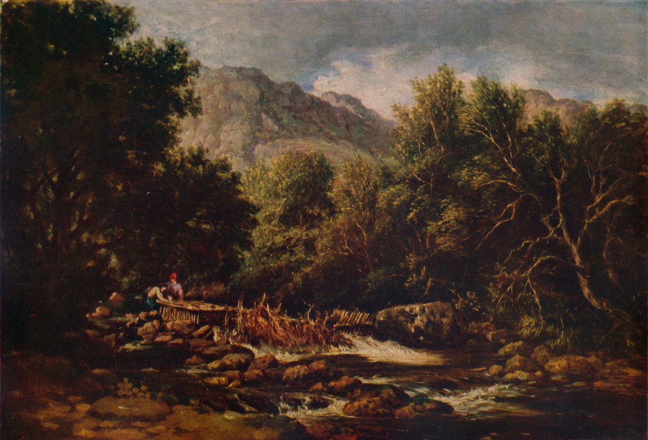 Sur le Lledr, vers 1844 - David Cox the elder
