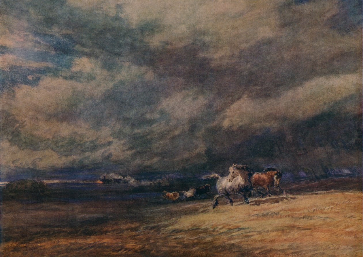 Le Train de Nuit, 1849 - David Cox the elder
