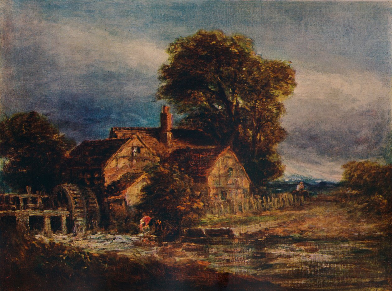 La Roue à eau, vers 1839 - David Cox the elder