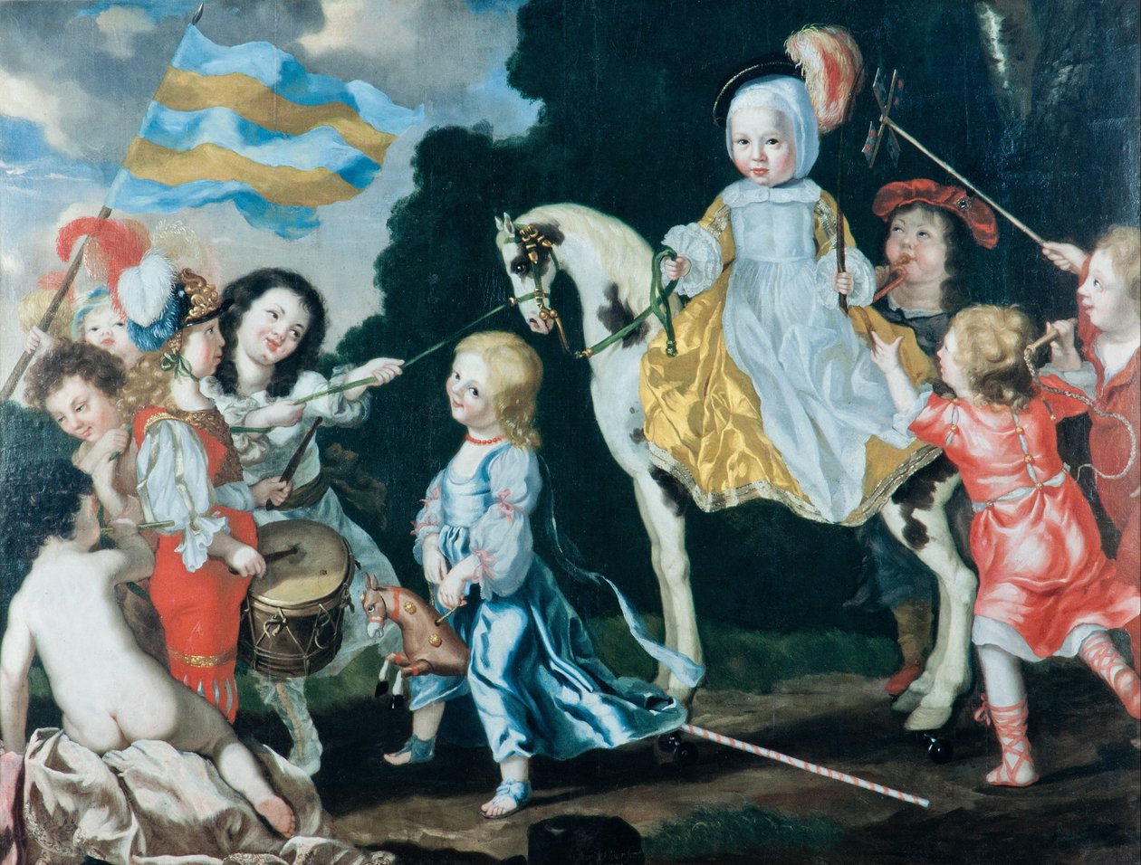 Enfants en train de jouer - David Klöcker Ehrenstrahl