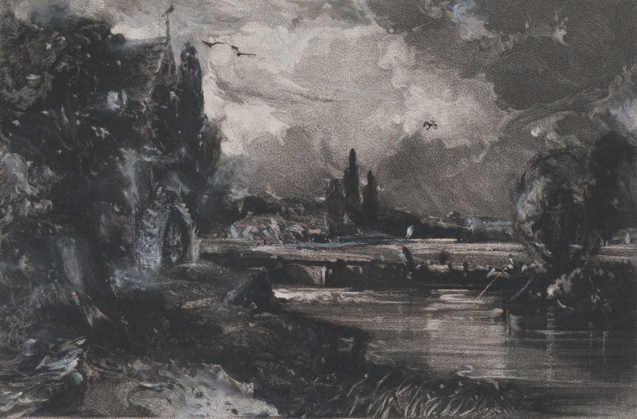 Un moulin, 1829 - David Lucas
