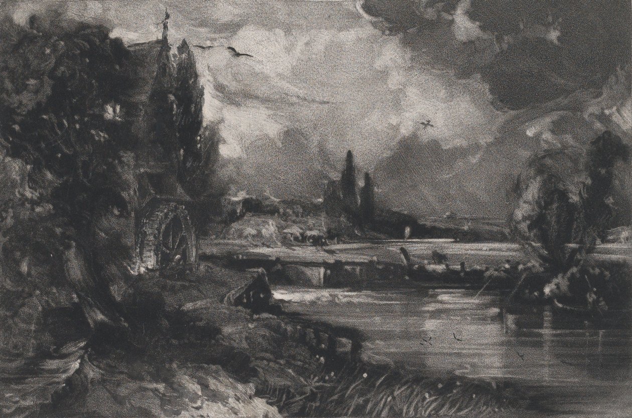 Un moulin, 1829 - David Lucas