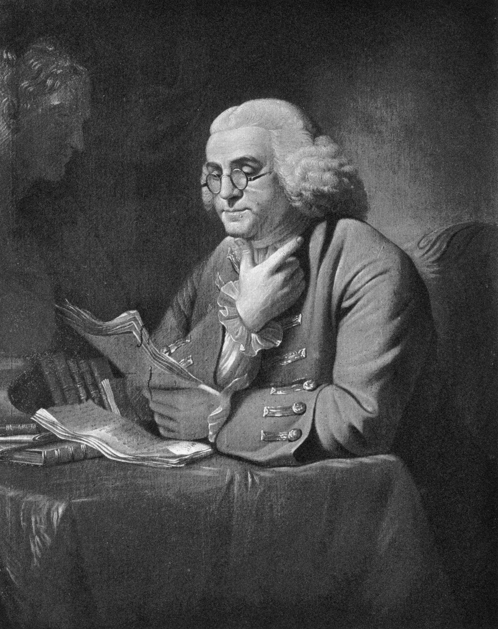 Benjamin Franklin, vers 1766 - David Martin