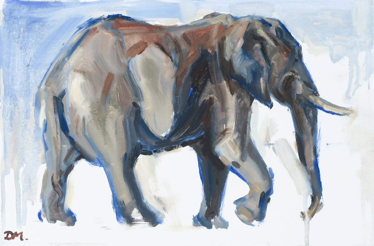 Éléphant mâle, 2018 - David Mayer