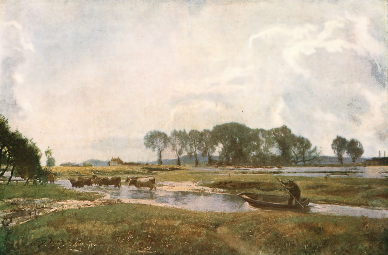 Conduite des vaches, Hampshire, 1892, vers 1930 - David Murray
