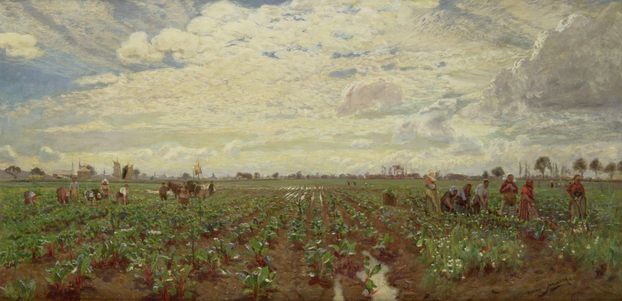 Travailleurs des champs, Hollande, années 1880 - David Murray