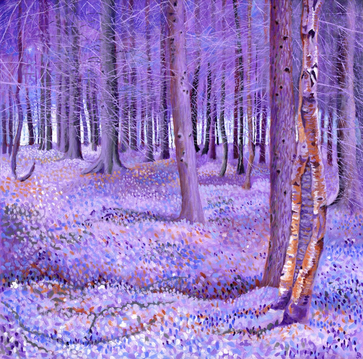 Forêt violette 2, 2012 - David Newton