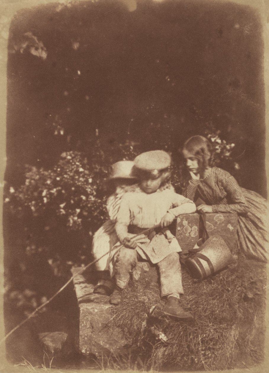 A la piscine Minnow, 1843-1847 (photo) - David Octavius Hill