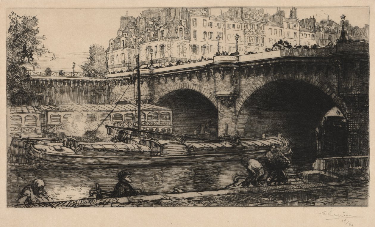 Le Pont Neuf - David Octavius Hill