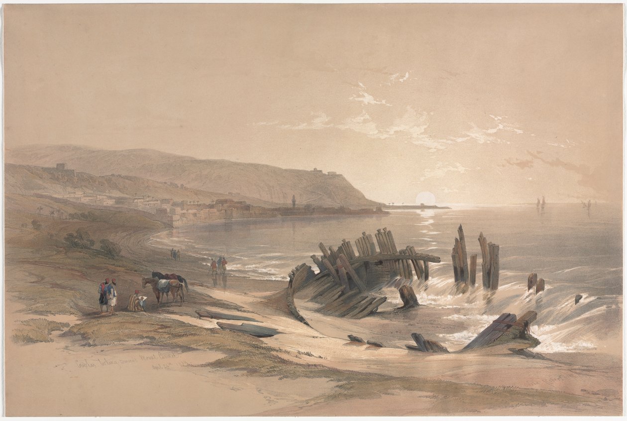 Caïphe regardant vers le mont Carmel, 1839 - David Roberts