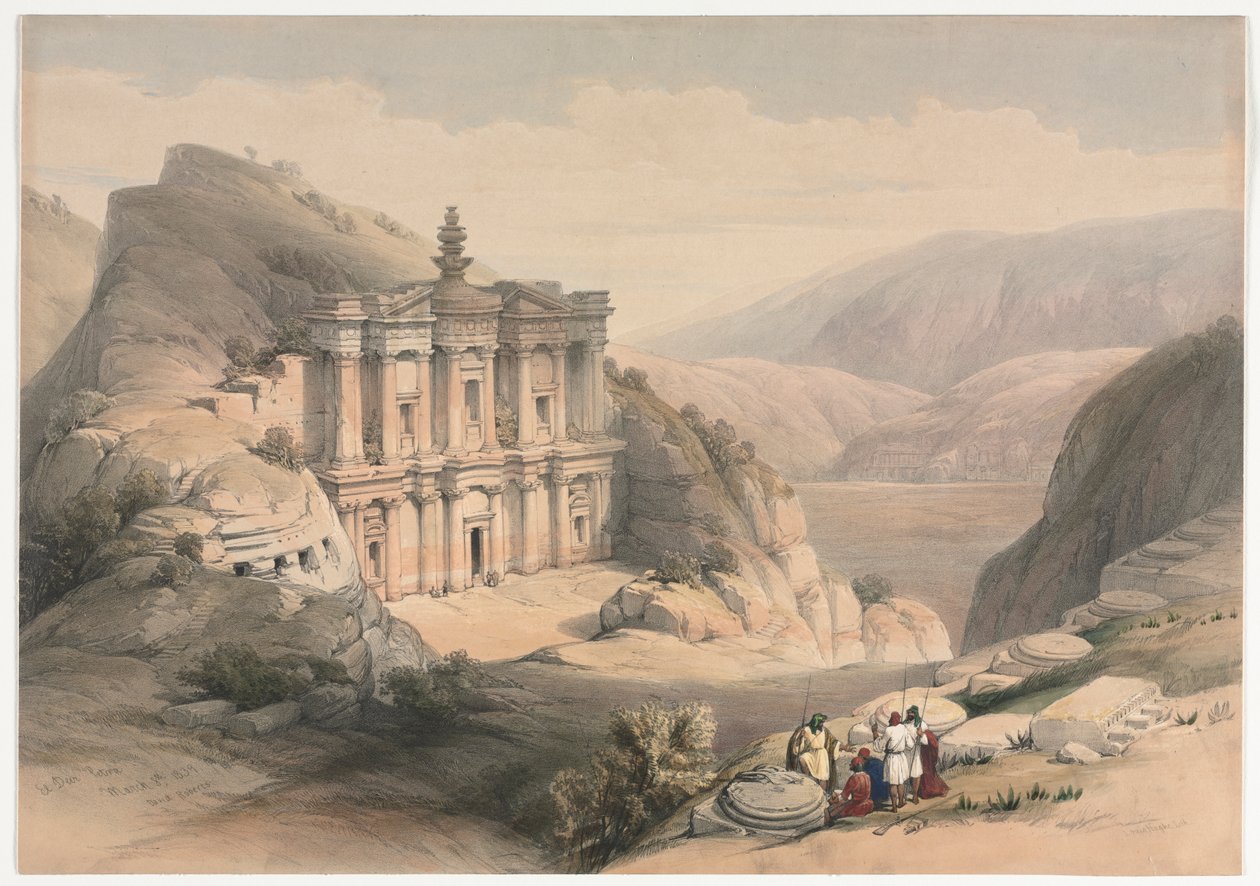 El Deir, Pétra - David Roberts