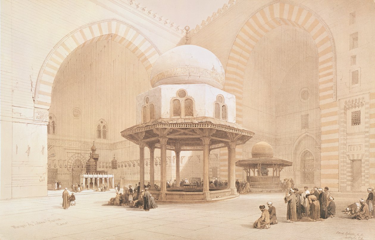 Mosquée du Sultan Hassan, 1848 - David Roberts