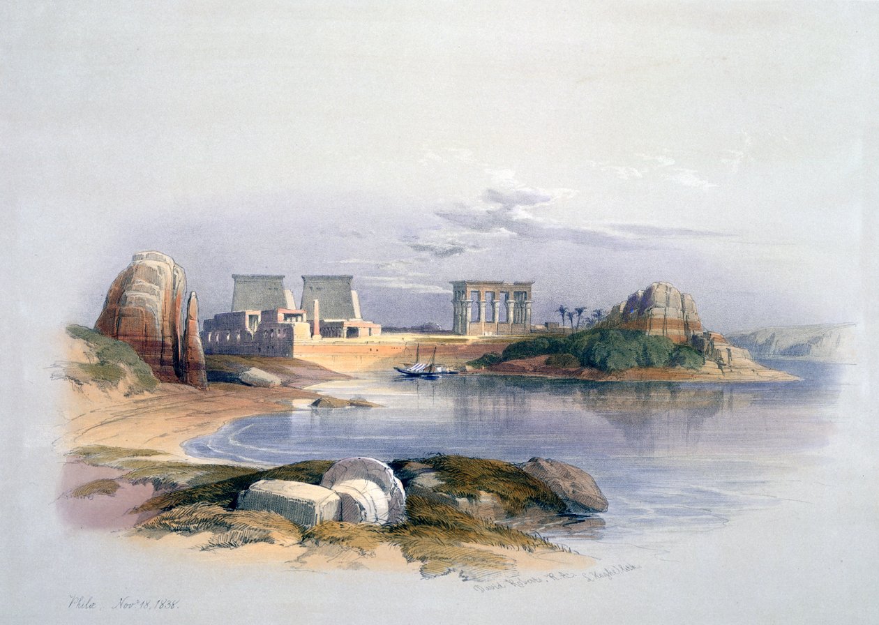 Philae, 1838 - David Roberts