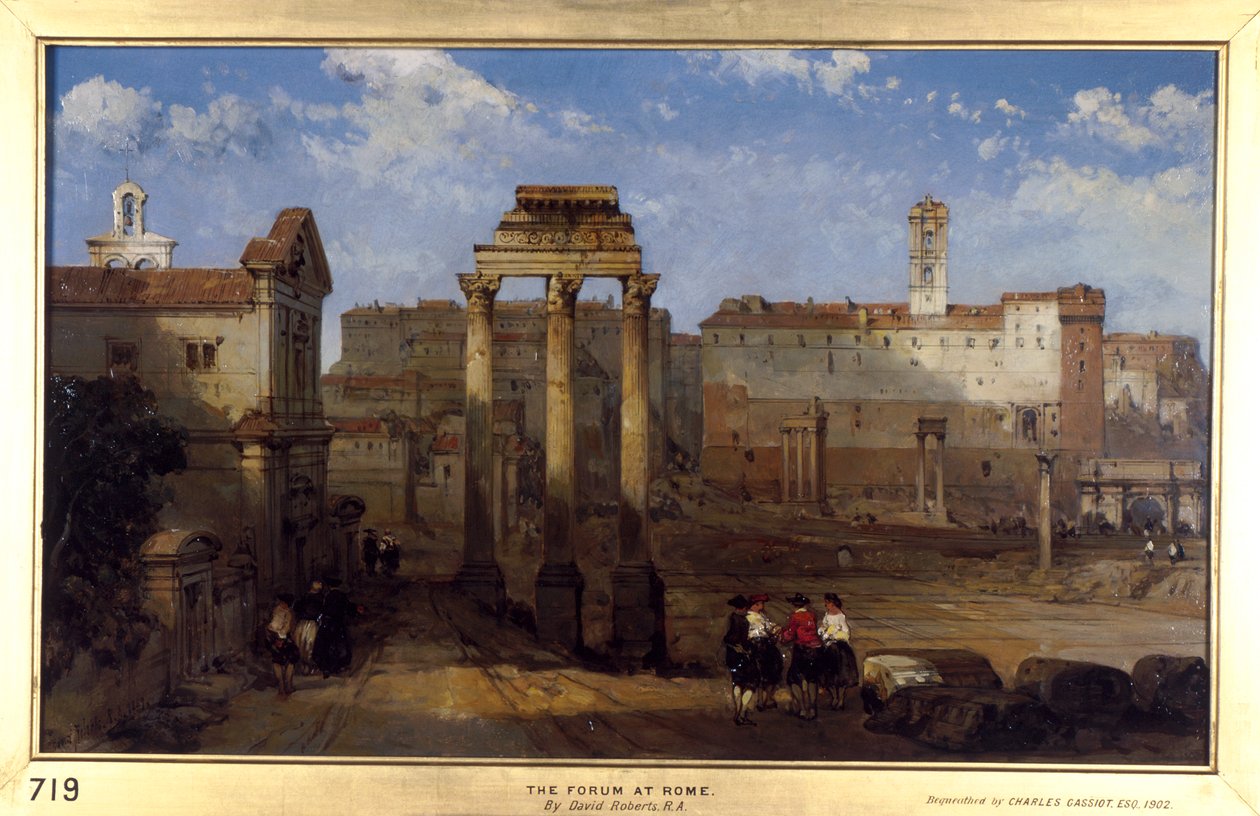 Le Forum, Rome - David Roberts