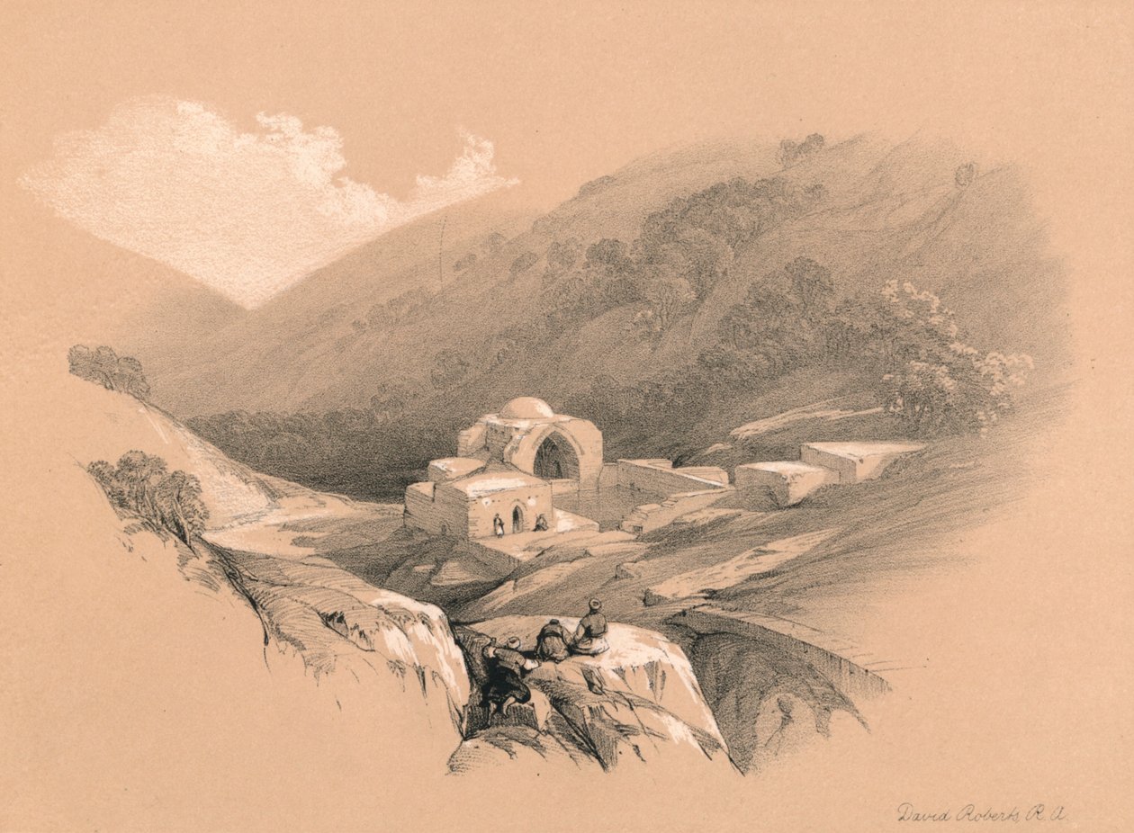 La fontaine de Job, 1855 - David Roberts