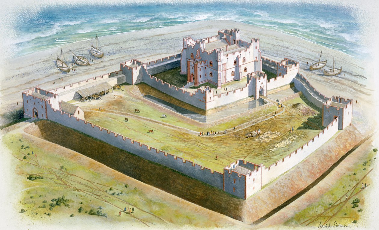 Château de Piel, 14ème siècle, c1990-2010 - David Simon