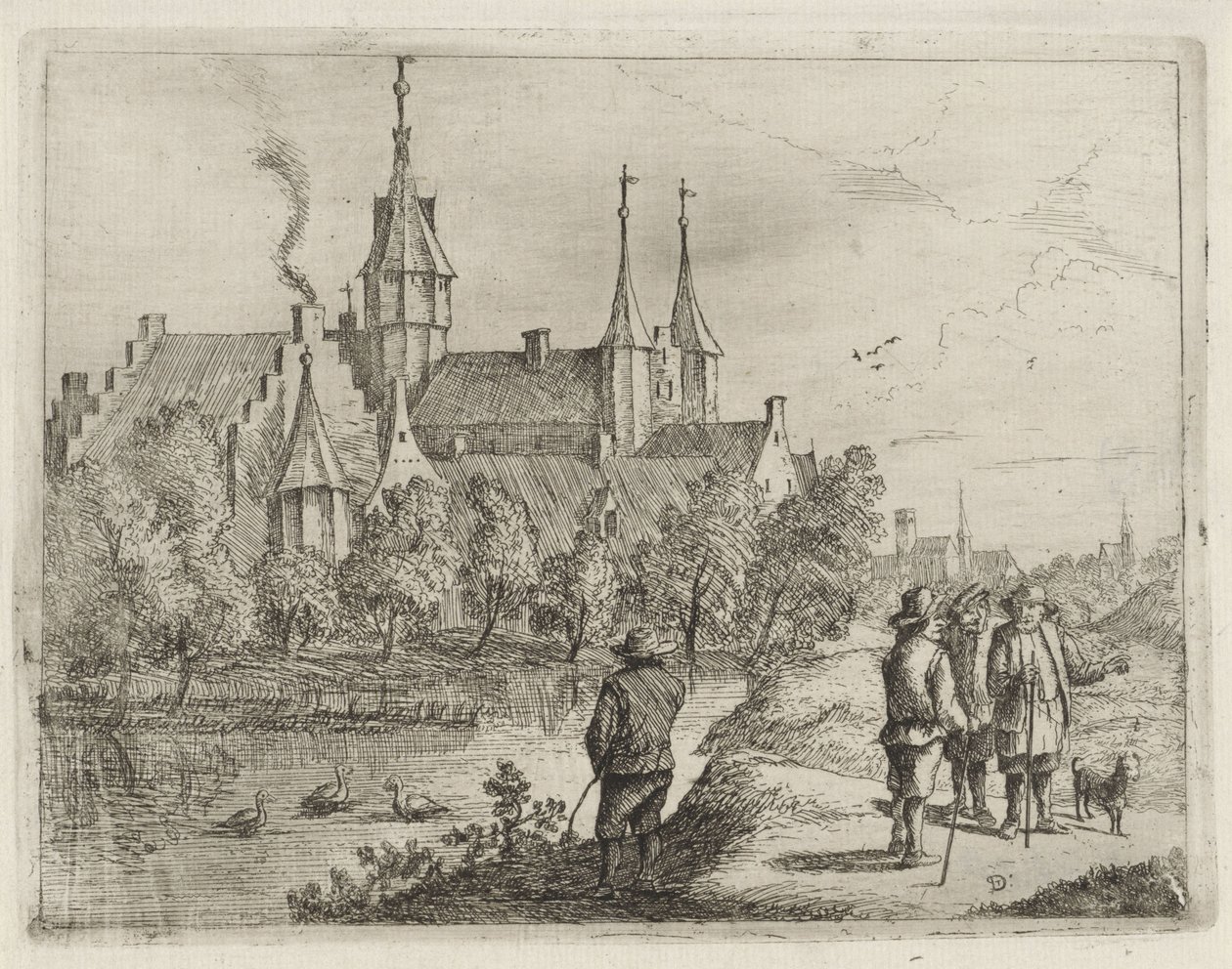 Château au bord de l