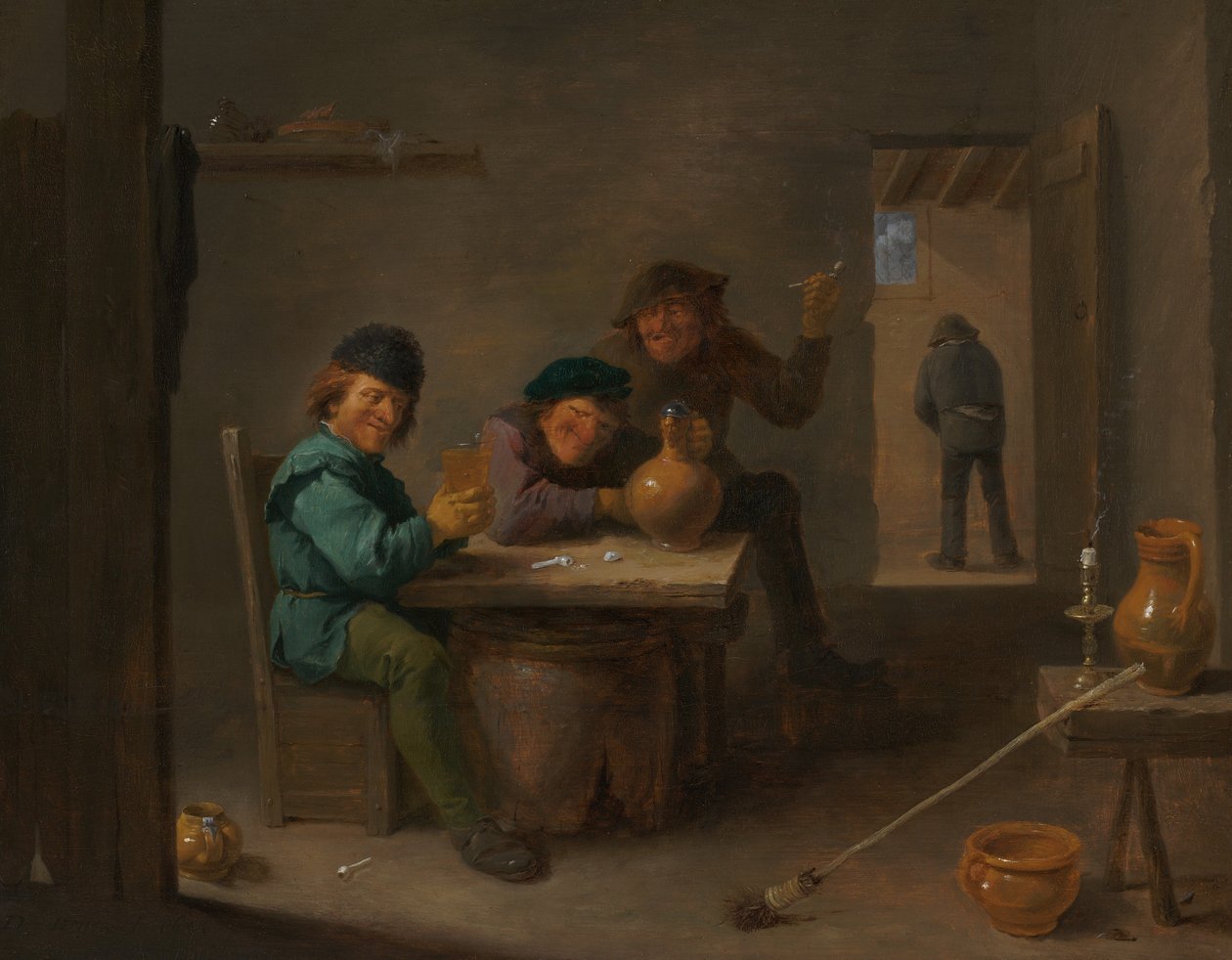 Paysans dans une Taverne - David Teniers the Younger