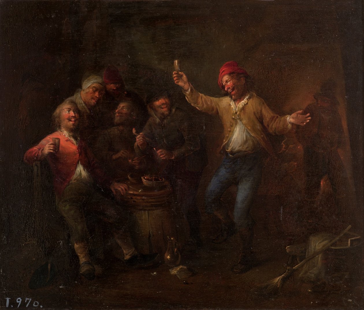 Espagnol : Bebedores - David Teniers the Younger