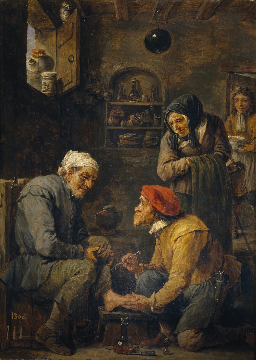 Le Chirurgien, 1630-1640 - David Teniers the Younger