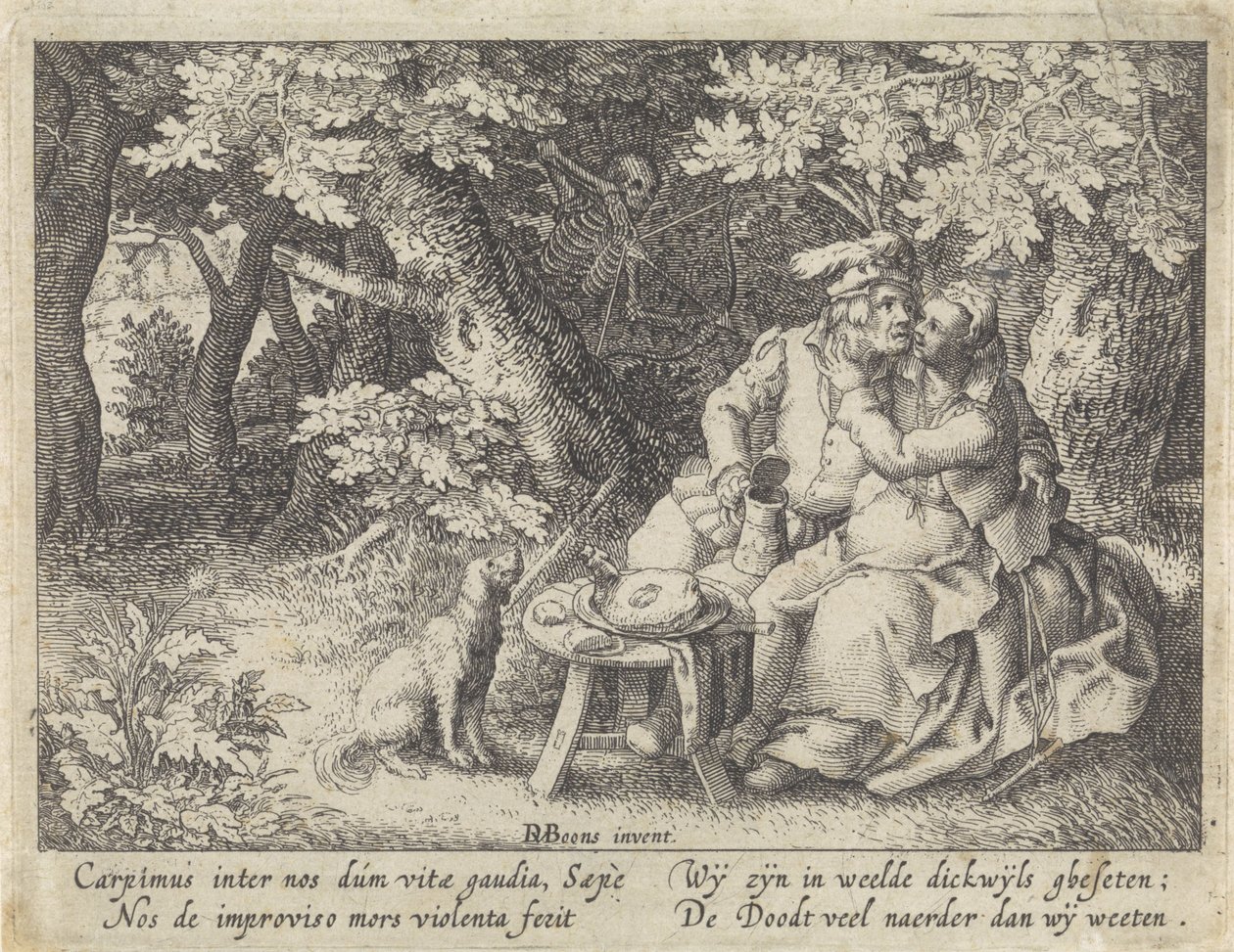 Couple surpris par la mort - David Vinckboons (I)