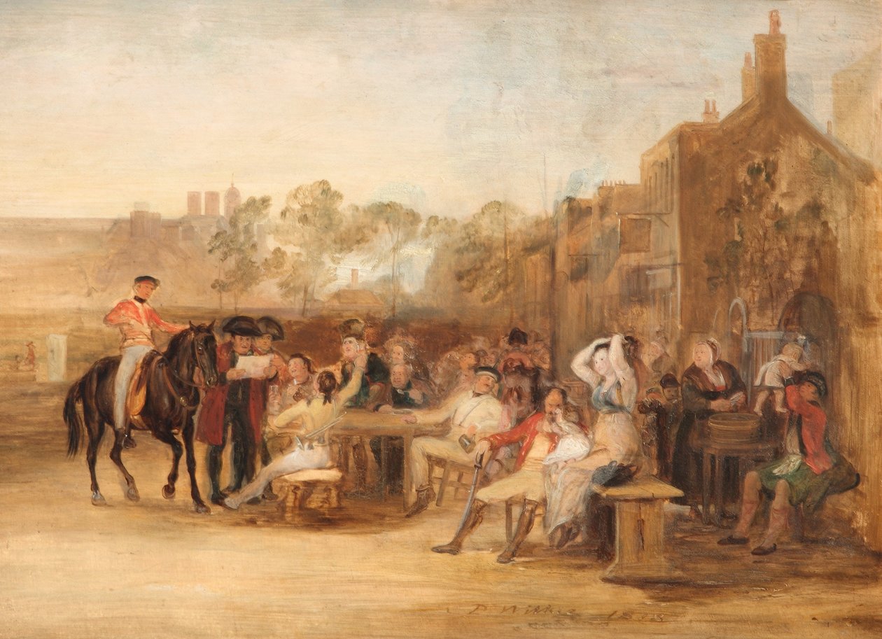 Les pensionnaires de Chelsea lisant la dépêche de Waterloo - David Wilkie