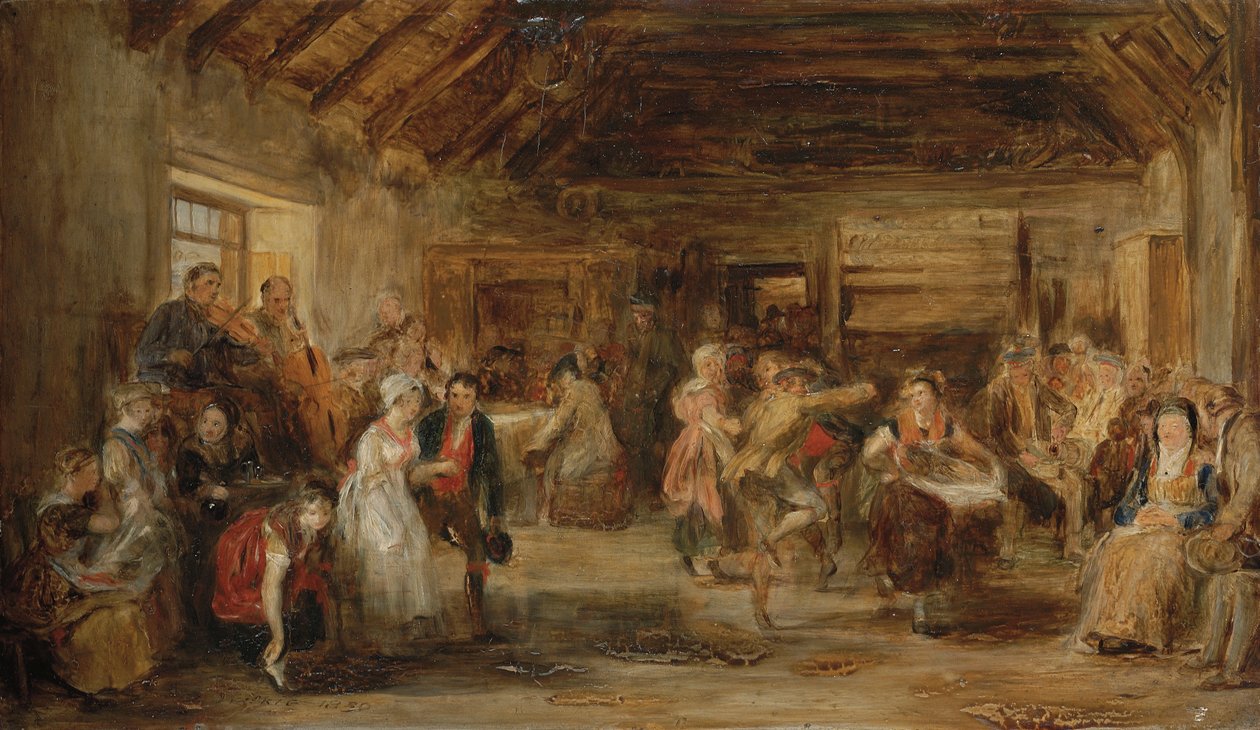 Le Mariage à un Sou, Une Esquisse, 1830 - David Wilkie