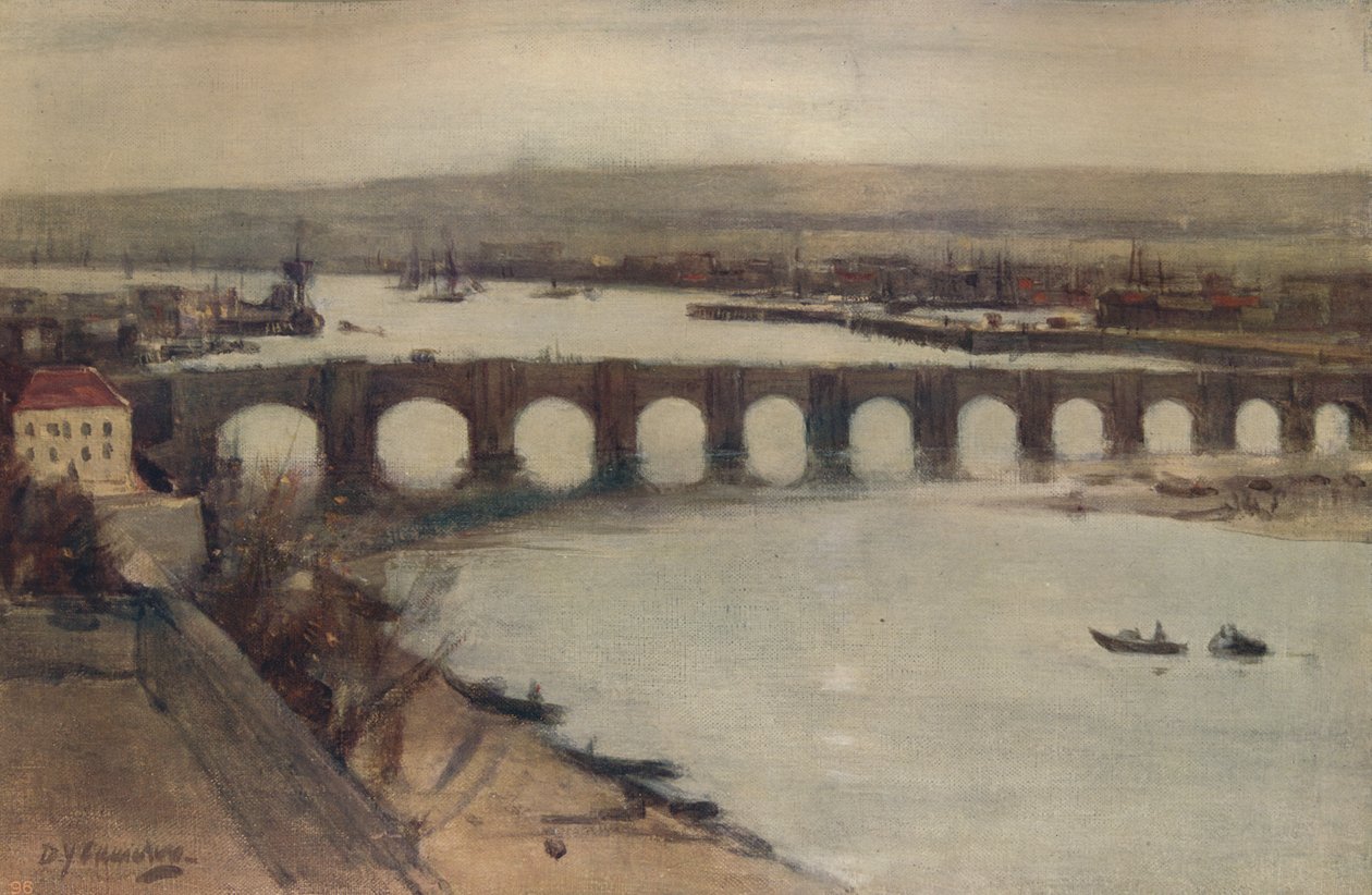 Pont de Berwick, vers 1912-1915 - David Young Cameron
