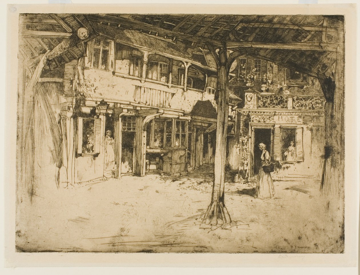Cour des bons Enfants, Rouen - David Young Cameron