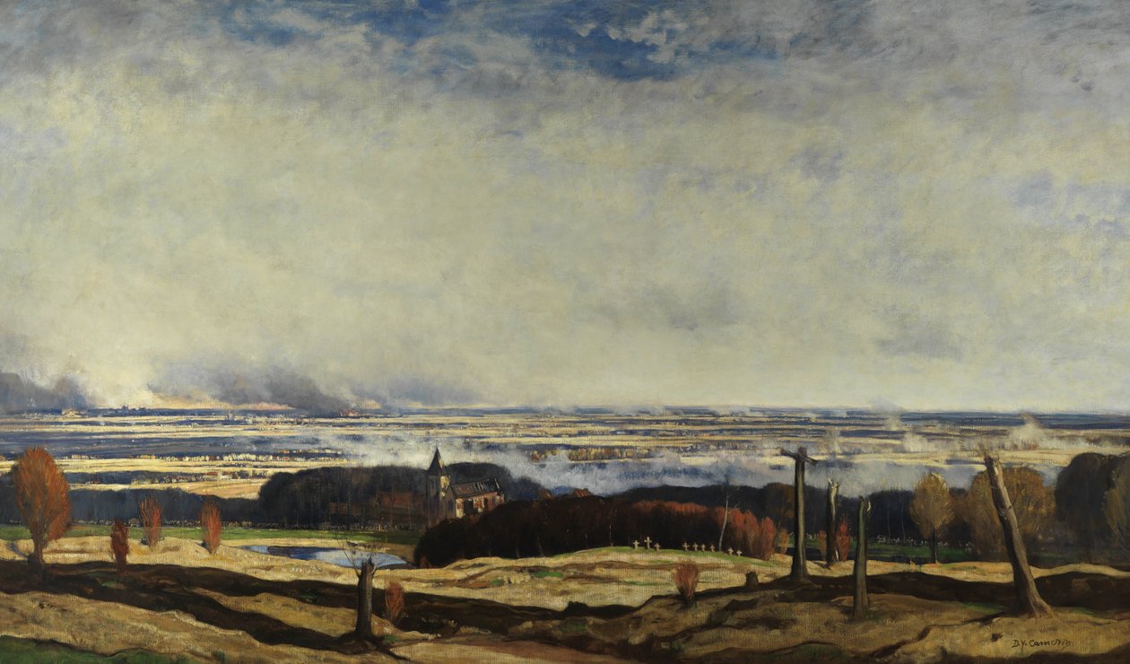 Flandres depuis Kemmel, 1919-20 - David Young Cameron