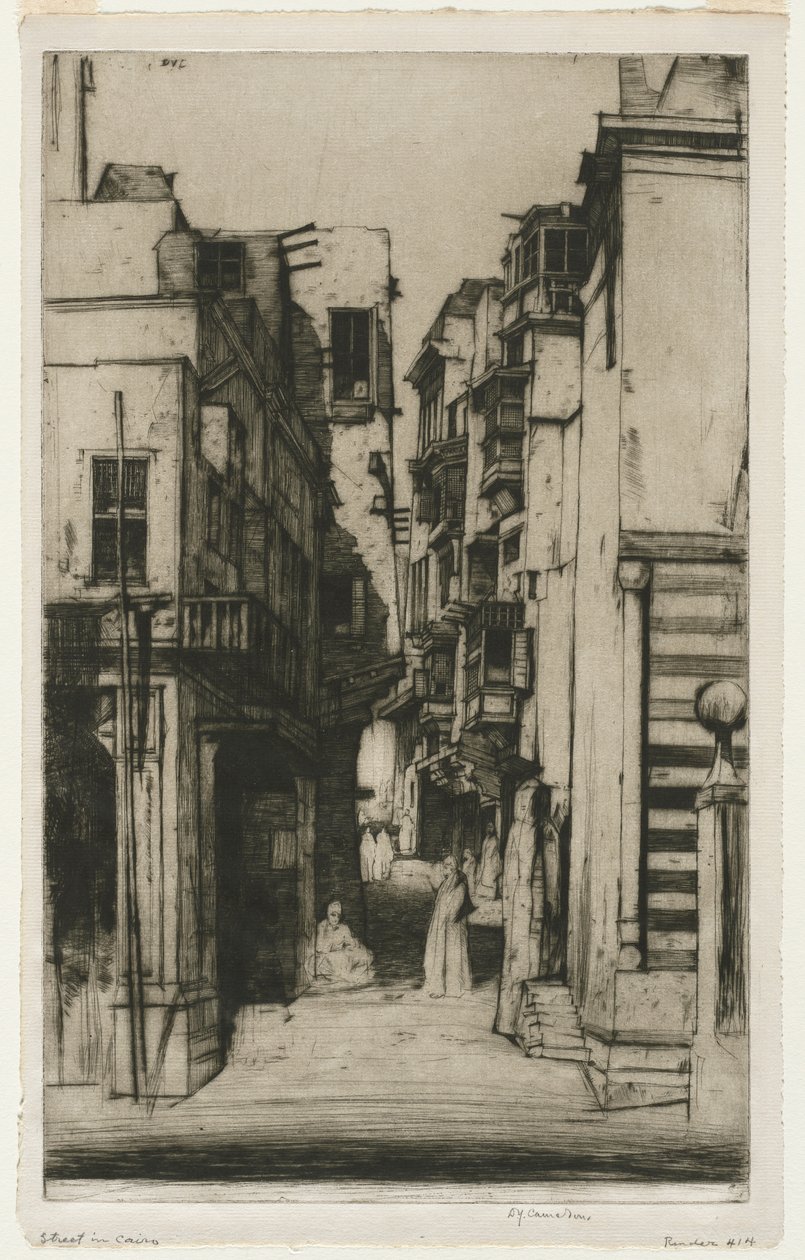 Rue au Caire - David Young Cameron