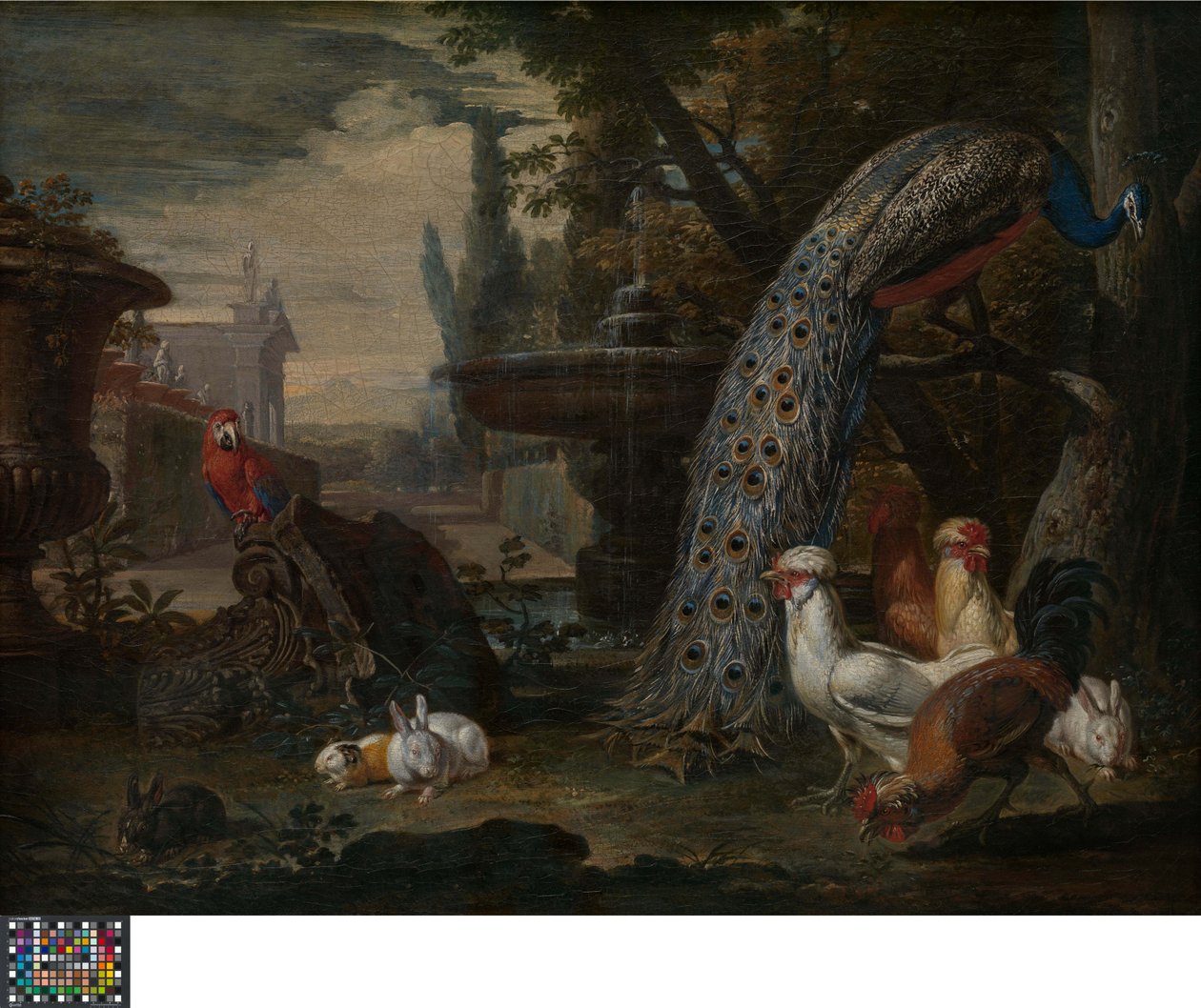 Animaux dans un jardin - David de Coninck
