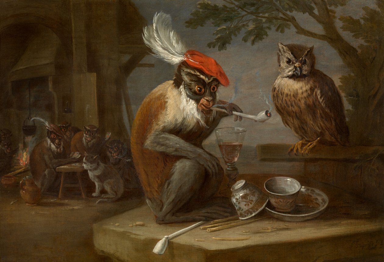 Singerie - David the Younger Teniers