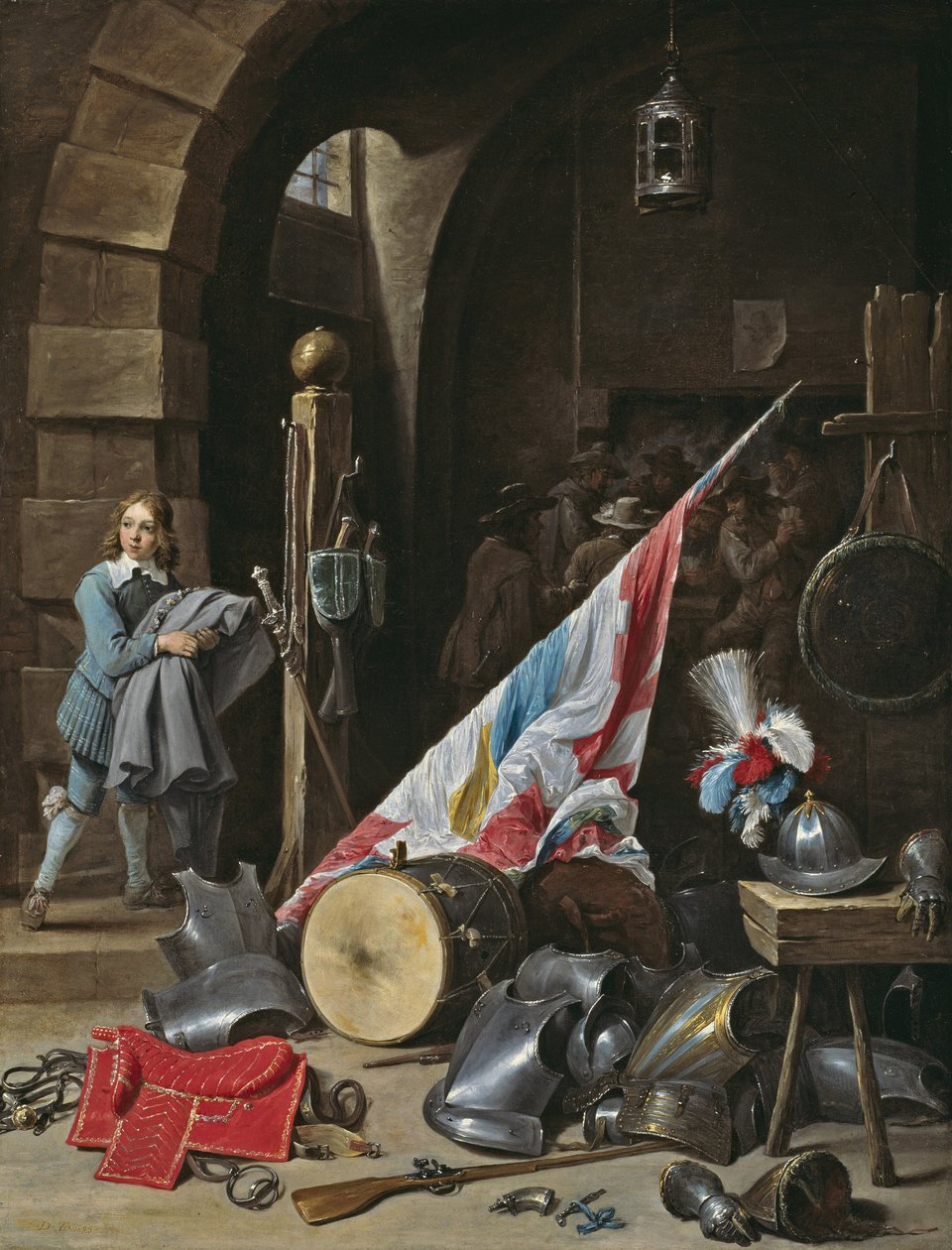 La guérite, 1640-50 - David Teniers the Younger