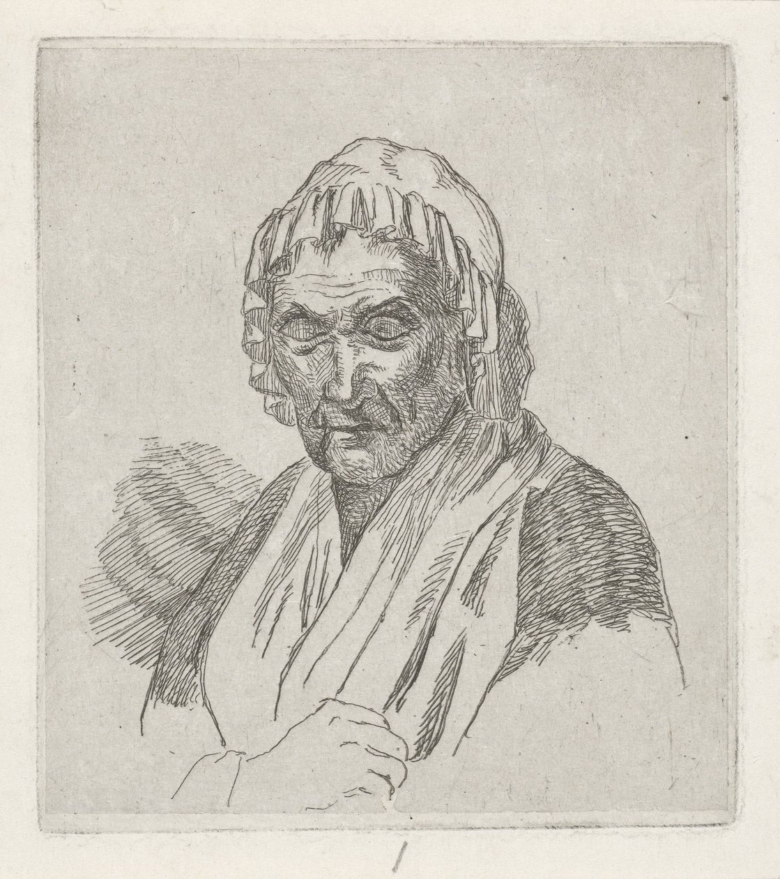 Femme âgée - David van der Kellen